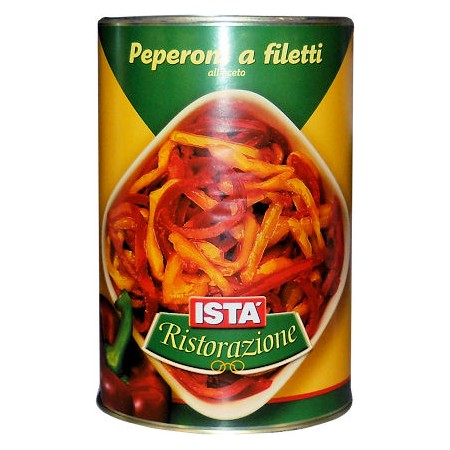 PEPERONI R/G FILETTI EXTRA ACETO KG.4,2